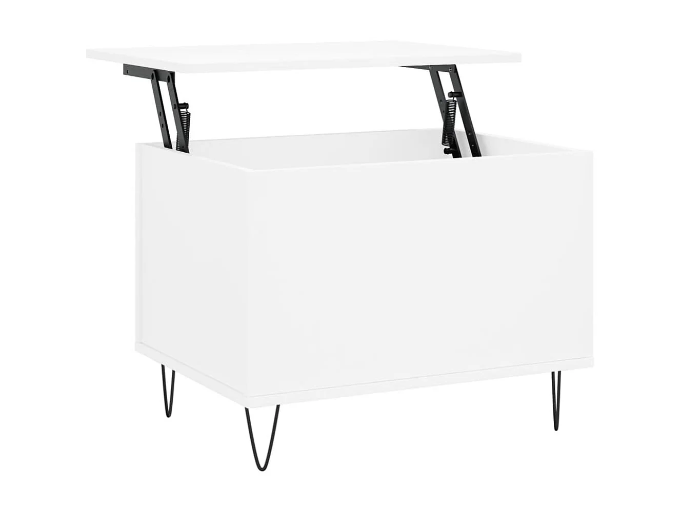 Couchtisch Beistelltisch Weiß 60x44,5x45 cm Holzwerkstoff -MN30368