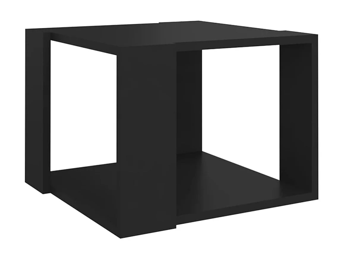 Couchtisch Beistelltisch Schwarz 40x40x30 cm Holzwerkstoff -MN34129