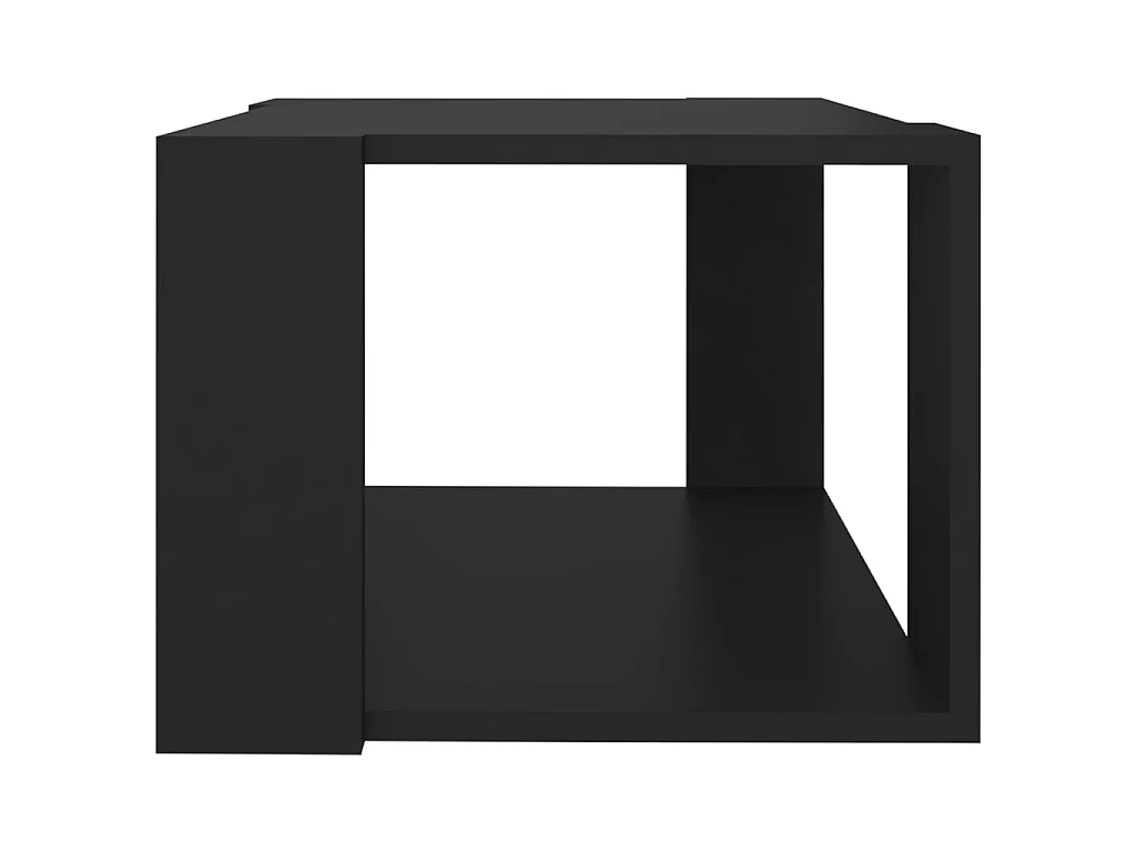 Couchtisch Beistelltisch Schwarz 40x40x30 cm Holzwerkstoff -MN34129