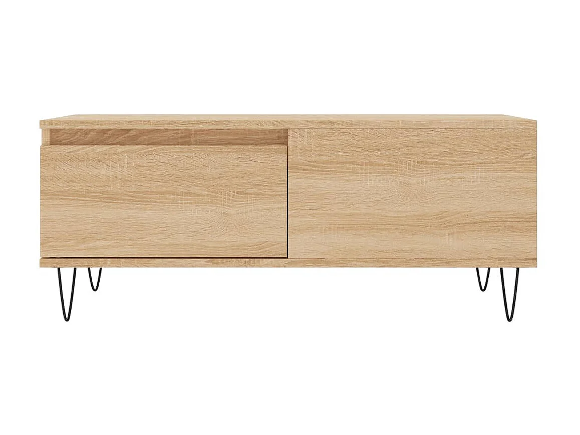 Couchtisch Beistelltisch Sonoma-Eiche 90x50x36,5 cm Holzwerkstoff -MN93205