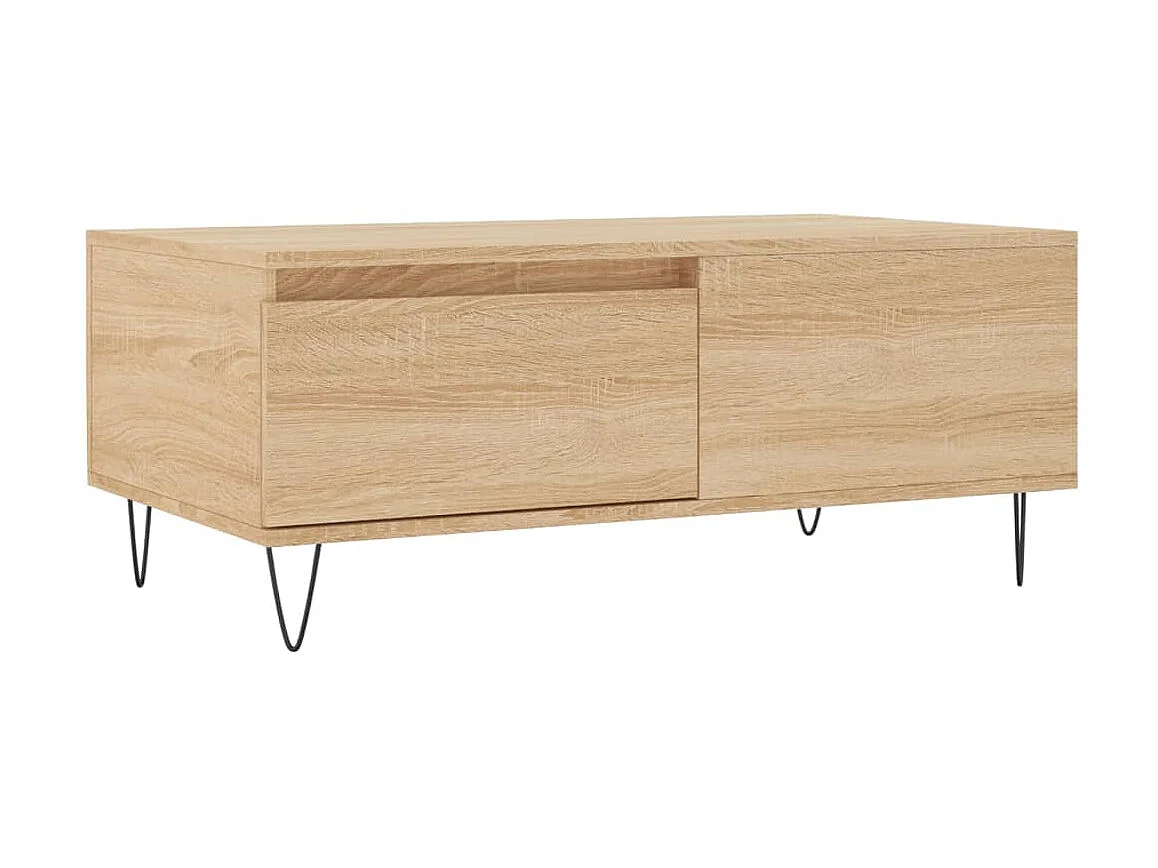 Couchtisch Beistelltisch Sonoma-Eiche 90x50x36,5 cm Holzwerkstoff -MN93205