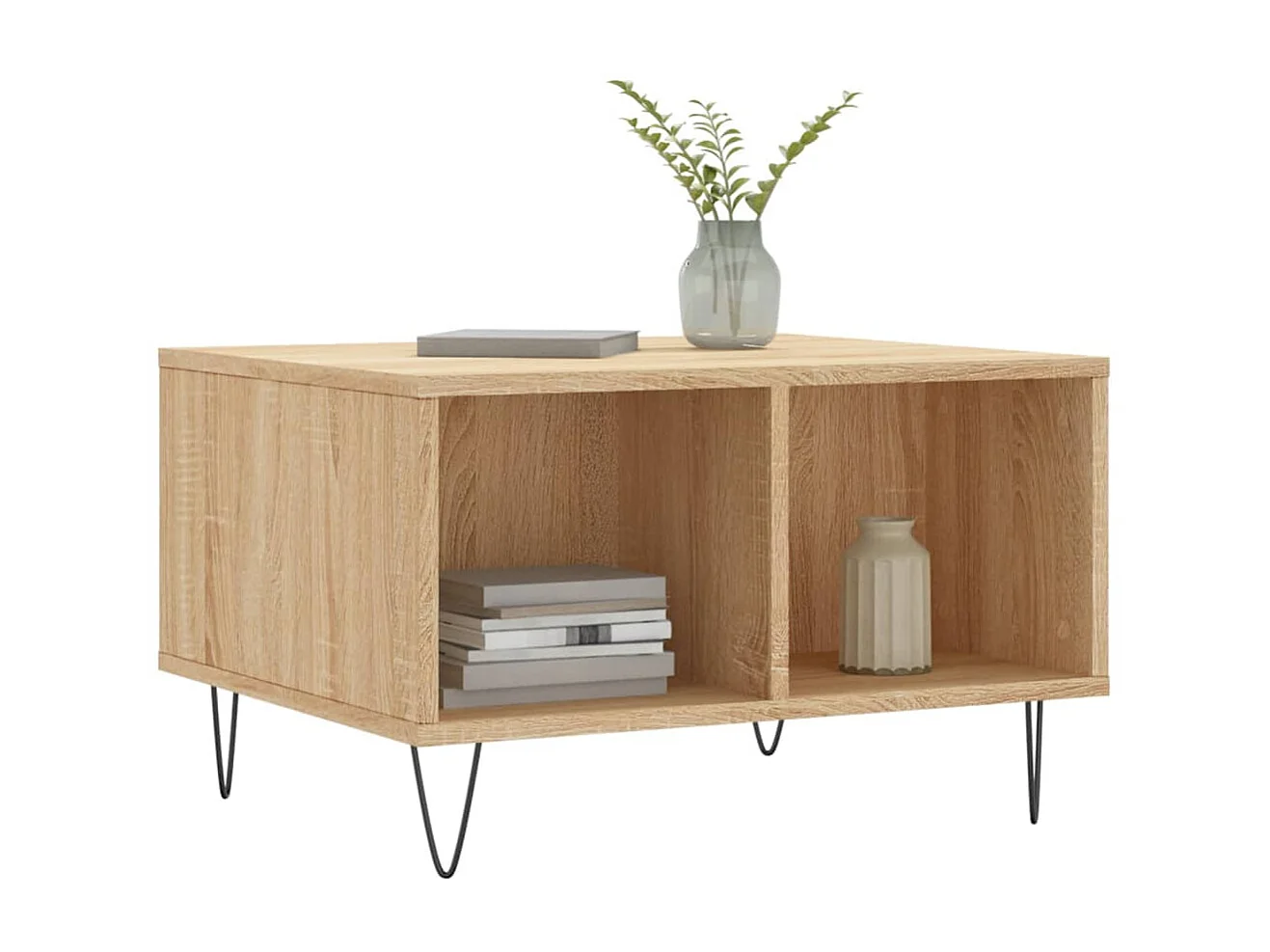 Couchtisch Beistelltisch Sonoma-Eiche 60x50x36,5 cm Holzwerkstoff -MN90672