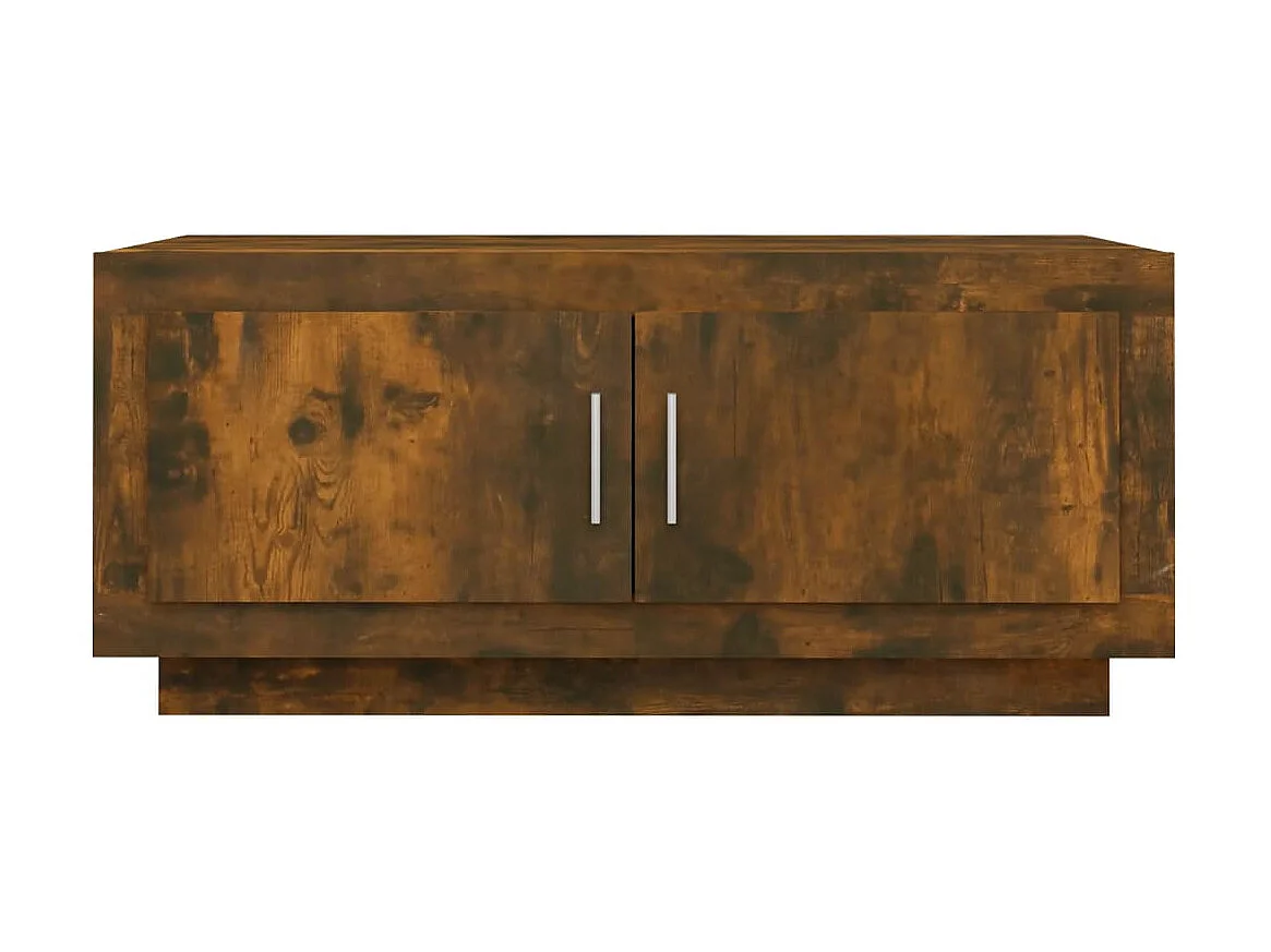 Couchtisch Beistelltisch Räuchereiche 102x50x45 cm Holzwerkstoff -MN68202