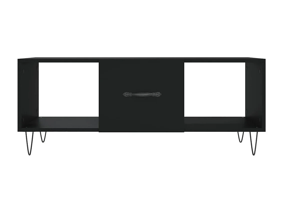 Couchtisch Beistelltisch Schwarz 102x50x40 cm Holzwerkstoff -MN29476