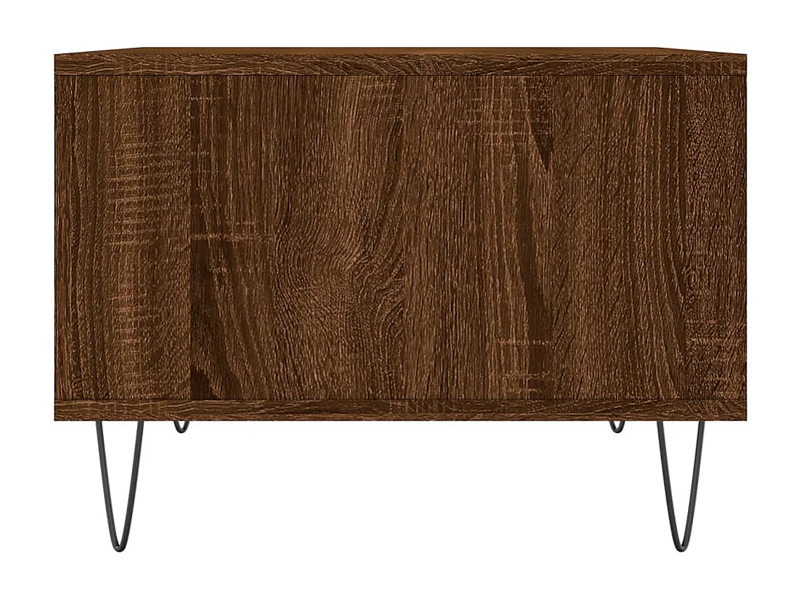 Couchtisch Braun Beistelltisch Eichen-Optik 60x50x36,5 cm Holzwerkstoff -MN27470