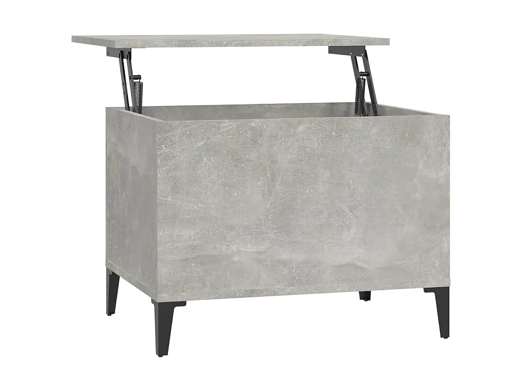 Couchtisch Beistelltisch Betongrau 60x44,5x45 cm Holzwerkstoff -MN90164