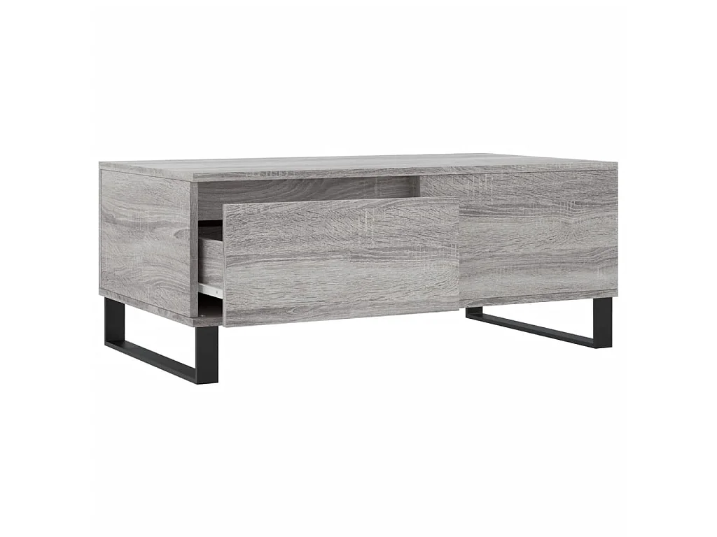 Couchtisch Beistelltisch Grau Sonoma 90x50x36,5 cm Holzwerkstoff -MN55710