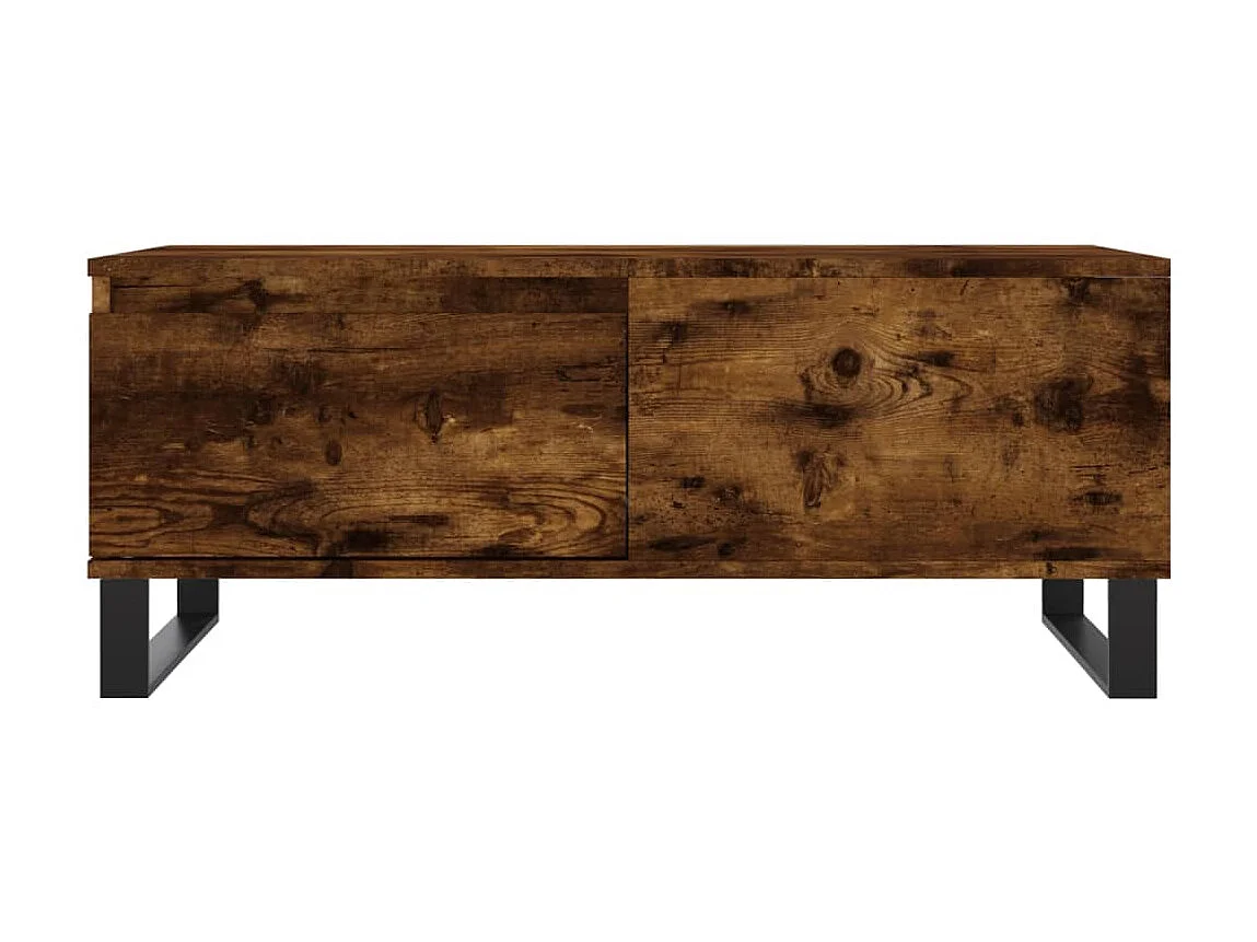 Couchtisch Beistelltisch Räuchereiche 90x50x36,5 cm Holzwerkstoff -MN49666