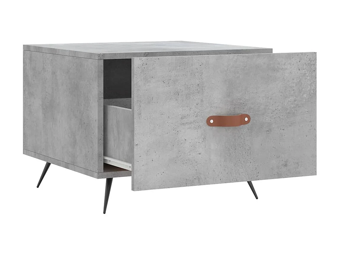 Couchtisch Beistelltisch Betongrau 50x50x40 cm Holzwerkstoff -MN41442