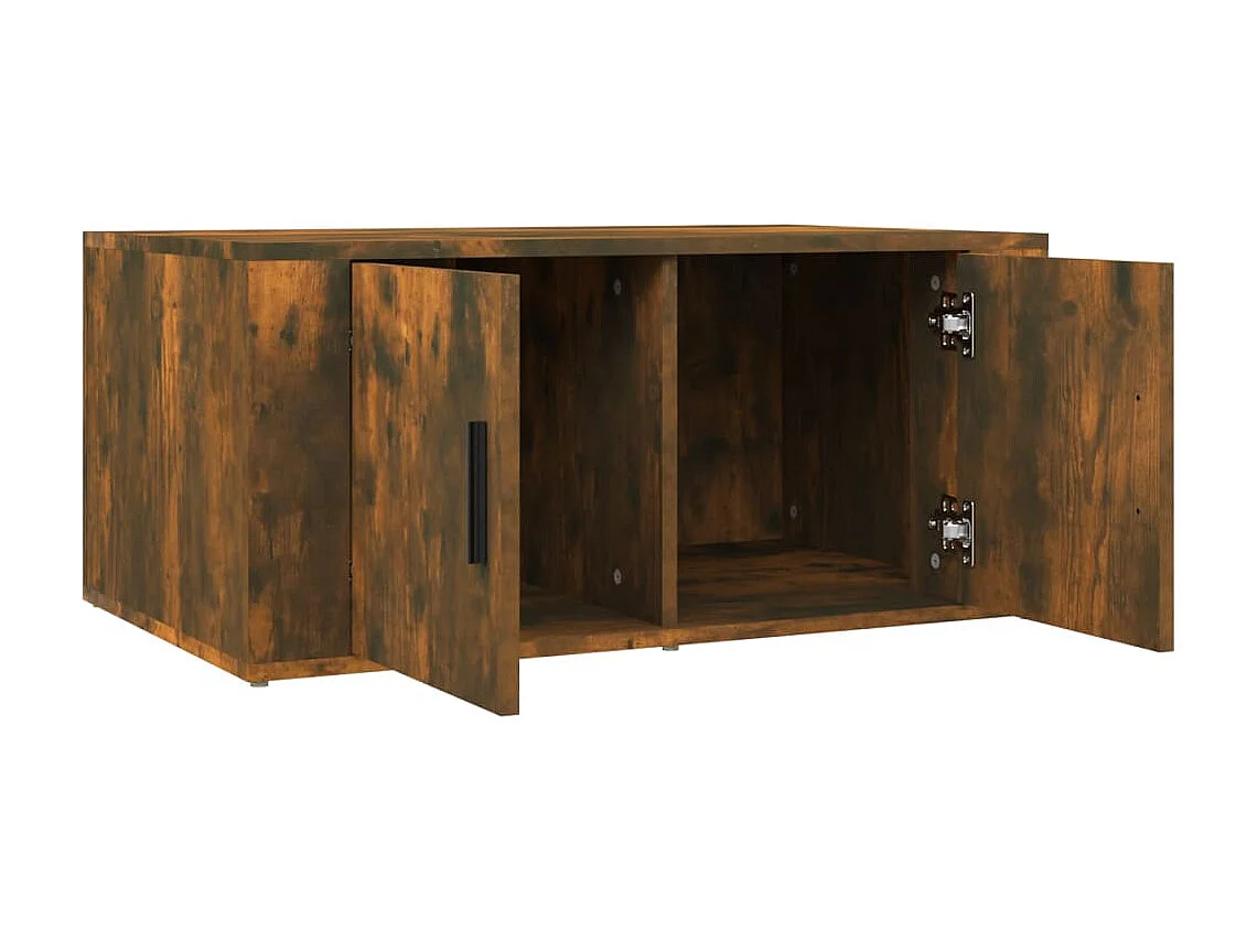 Couchtisch Beistelltisch Räuchereiche 80x50x36 cm Holzwerkstoff -MN50059