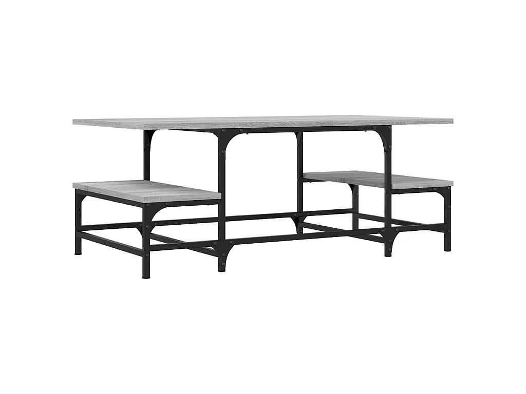 Couchtisch Beistelltisch Grau Sonoma 100x50,5x40 cm Holzwerkstoff -MN49561