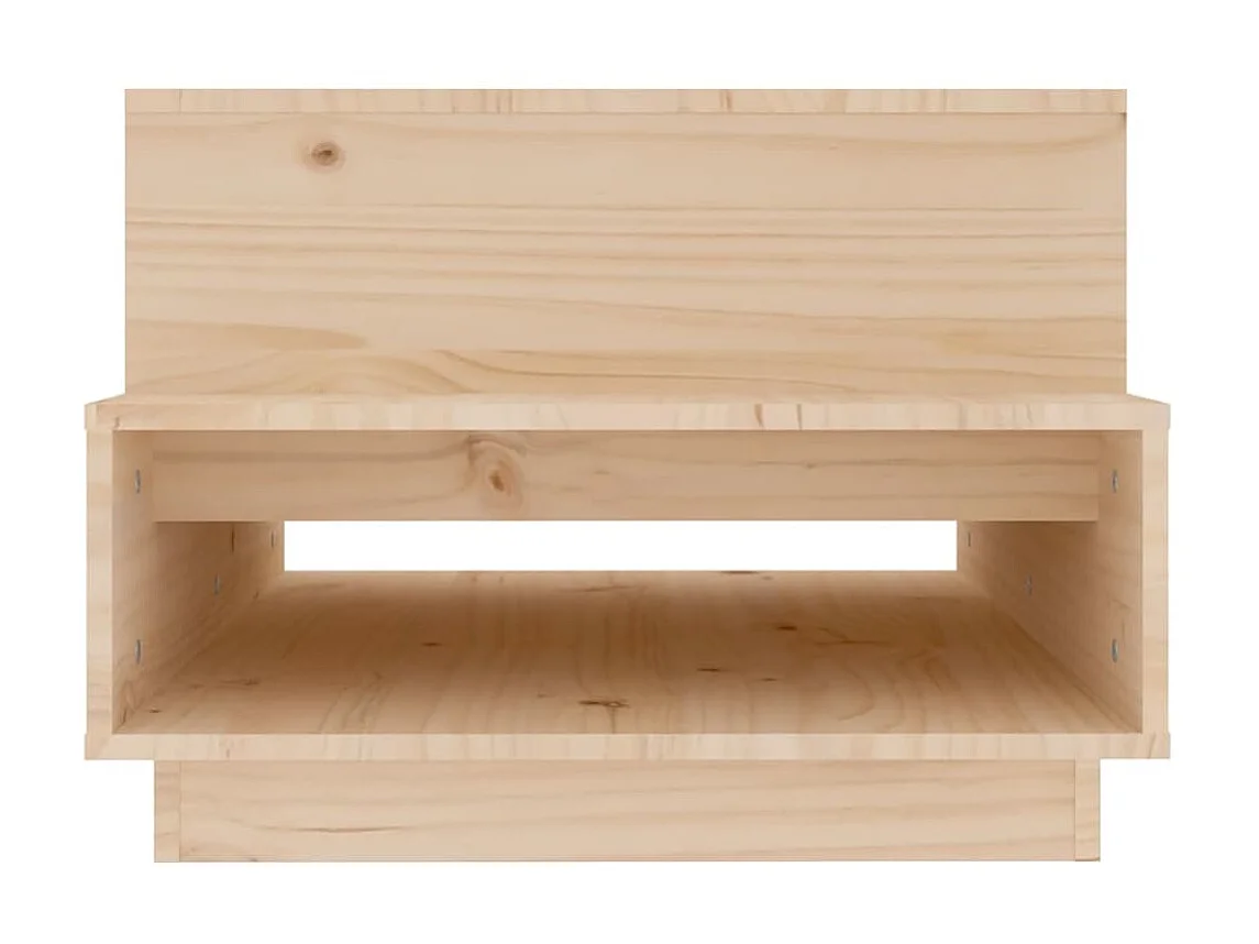 Couchtisch Beistelltisch 80x55x40,5 cm Massivholz Kiefer -MN42366