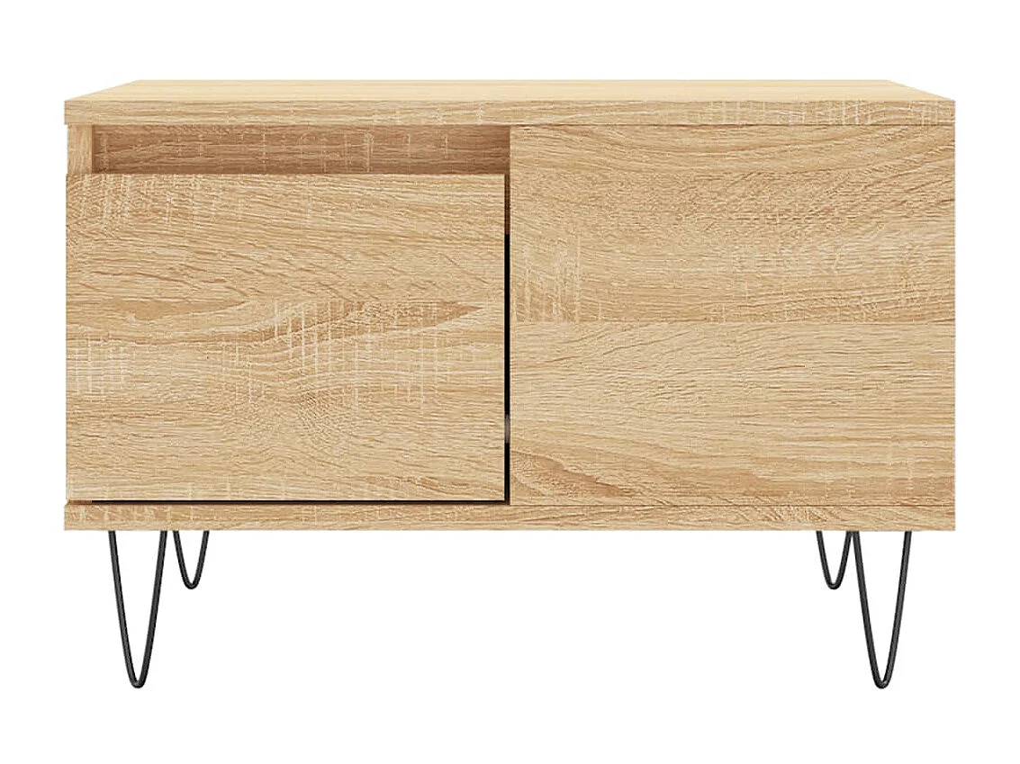 Couchtisch Beistelltisch Sonoma-Eiche 55x55x36,5 cm Holzwerkstoff -MN72643