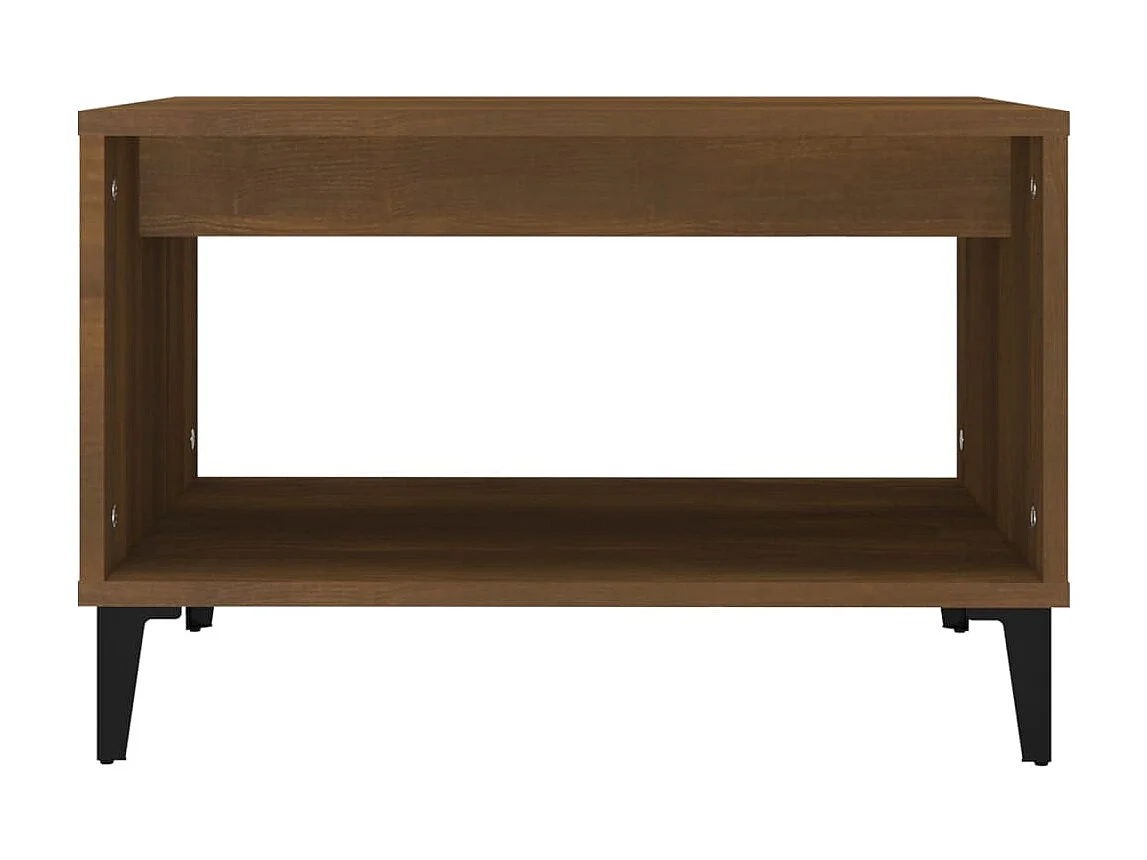 Couchtisch Braun Beistelltisch Eichen-Optik 60x50x40 cm Holzwerkstoff -MN56728