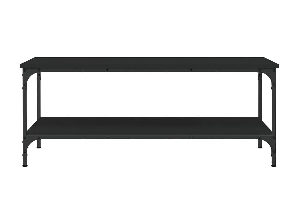 Couchtisch Beistelltisch Schwarz 100x55x40 cm Holzwerkstoff -MN47529