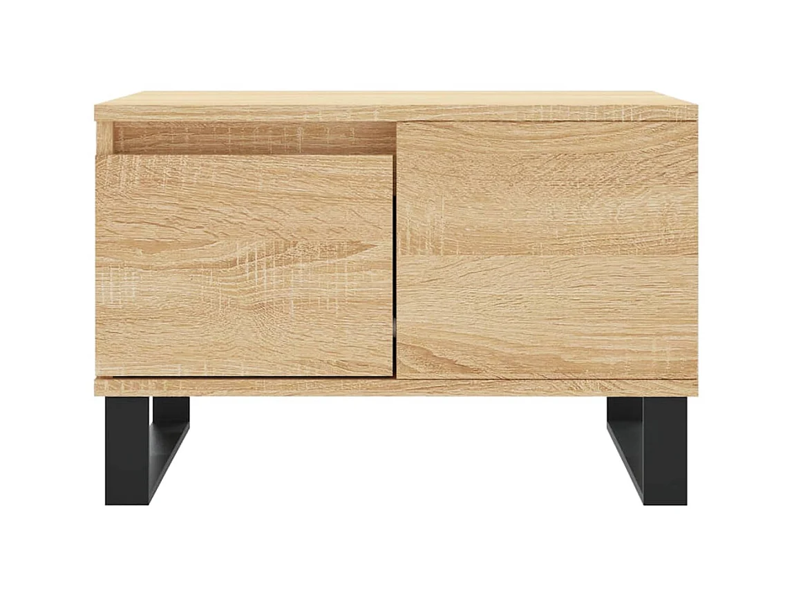 Couchtisch Beistelltisch Sonoma-Eiche 55x55x36,5 cm Holzwerkstoff -MN12078