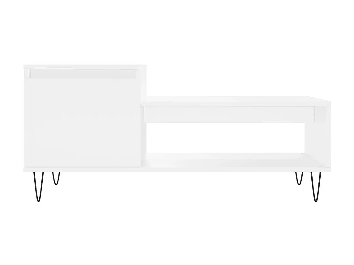 Couchtisch Beistelltisch Weiß 100x50x45 cm Holzwerkstoff -MN79963