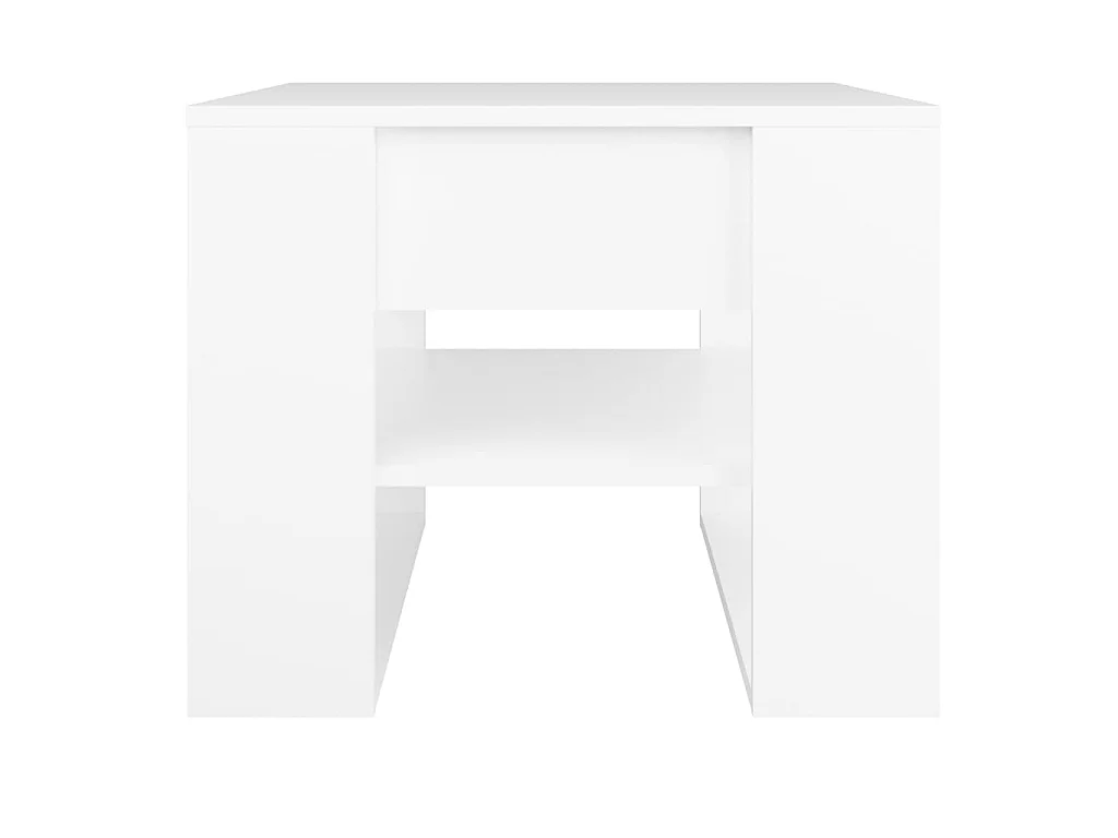 Couchtisch Beistelltisch Weiß 55,5x55x45 cm Holzwerkstoff -MN63844