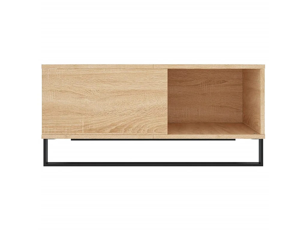 Couchtisch Beistelltisch Sonoma-Eiche 80x80x36,5 cm Holzwerkstoff -MN79531