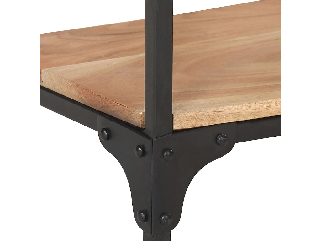 Couchtisch Beistelltisch 90x30x40 cm Massivholz Akazie -MN32181