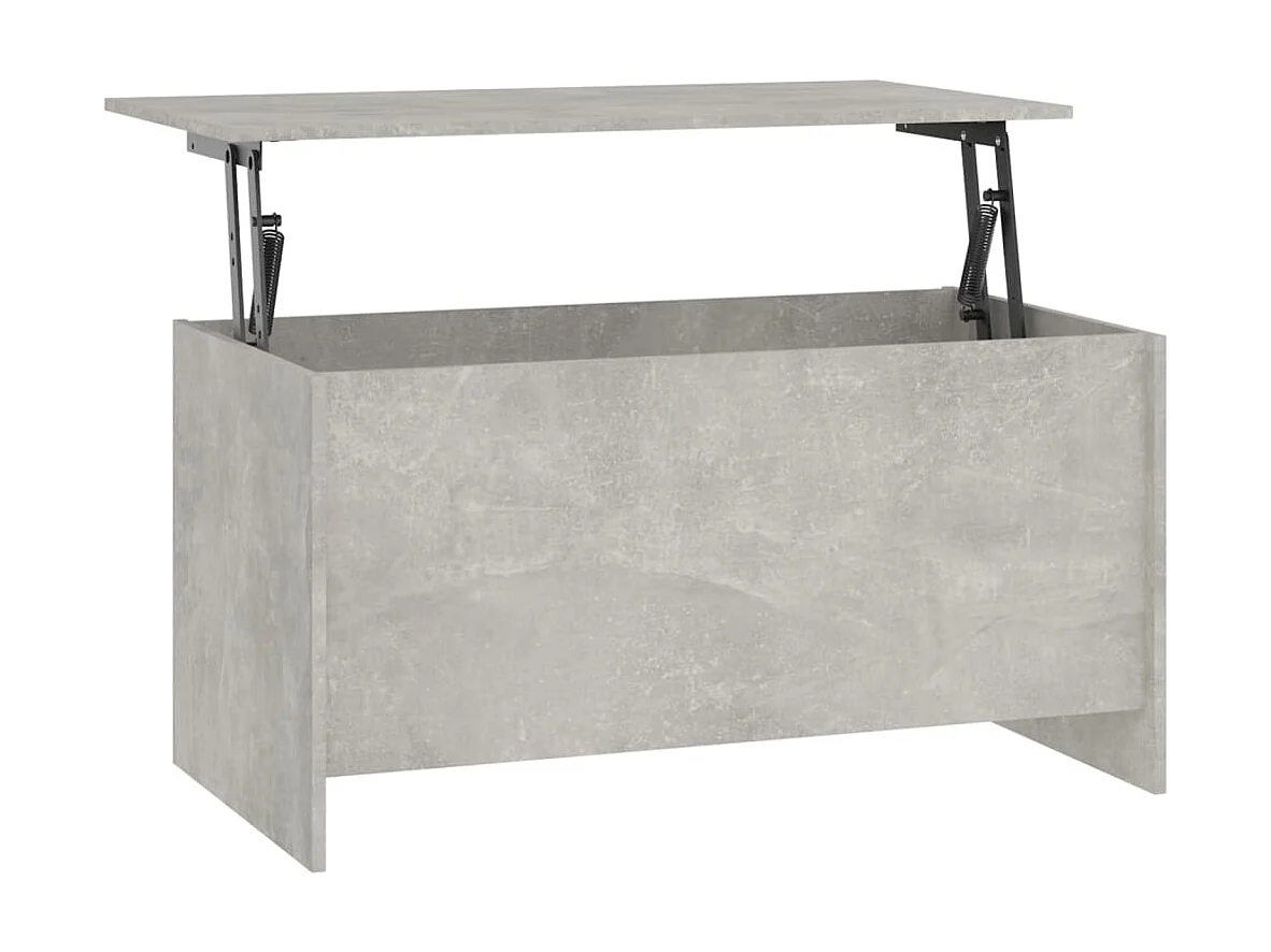 Couchtisch Beistelltisch Betongrau 102x55,5x52,5 cm Holzwerkstoff -MN52120