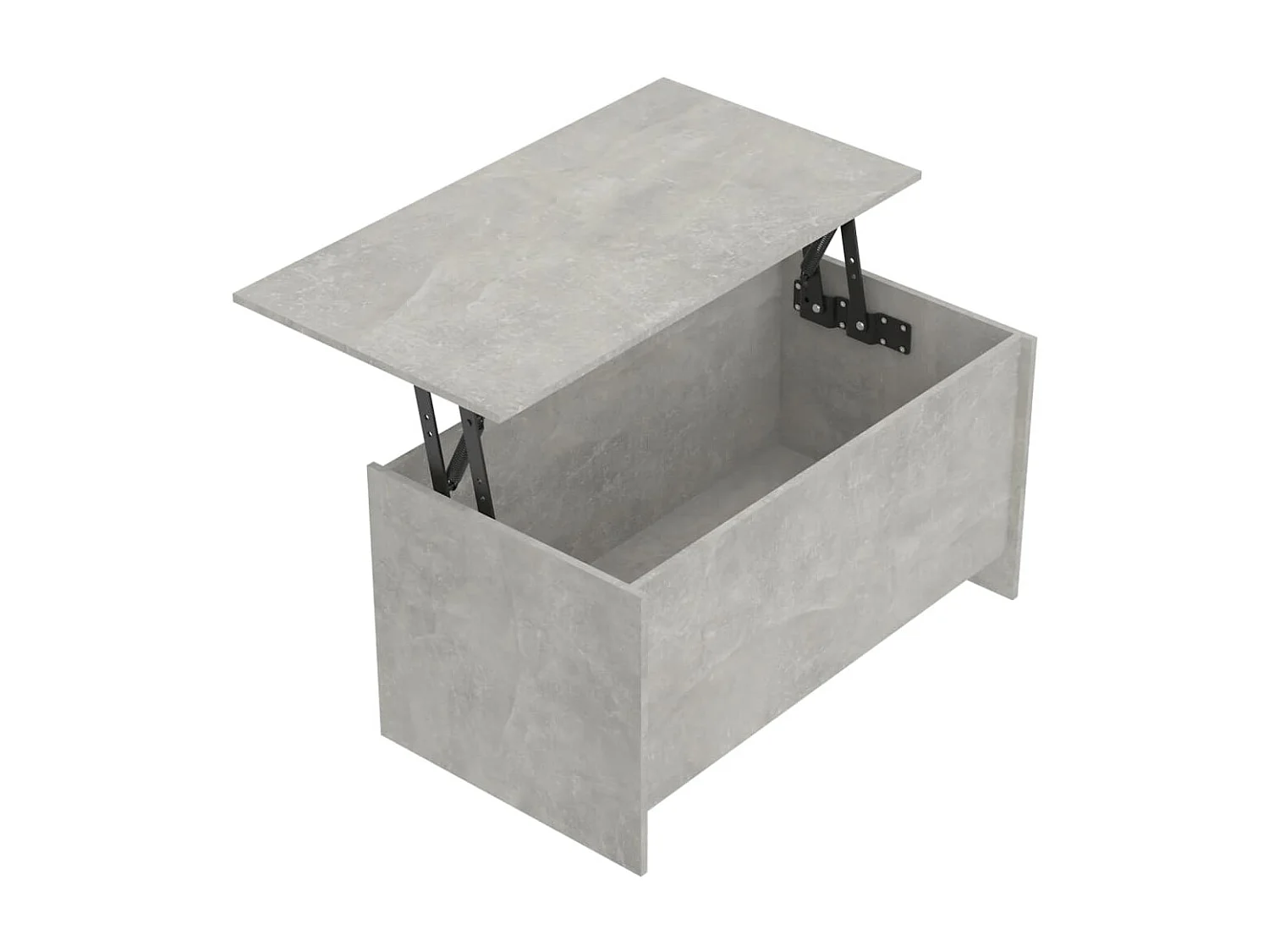 Couchtisch Beistelltisch Betongrau 102x55,5x52,5 cm Holzwerkstoff -MN52120