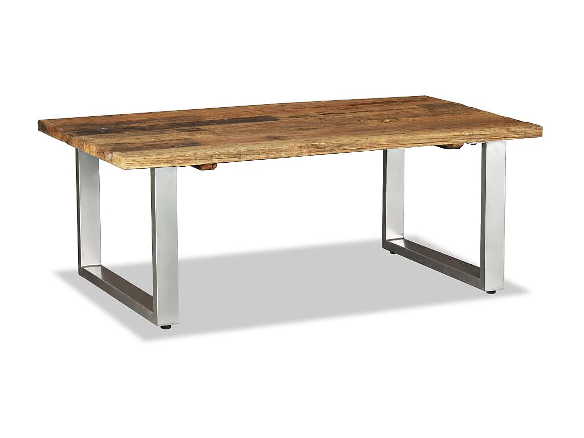 Couchtisch Beistelltisch Recyceltes Massivholz 100x60x38 cm -MN70781