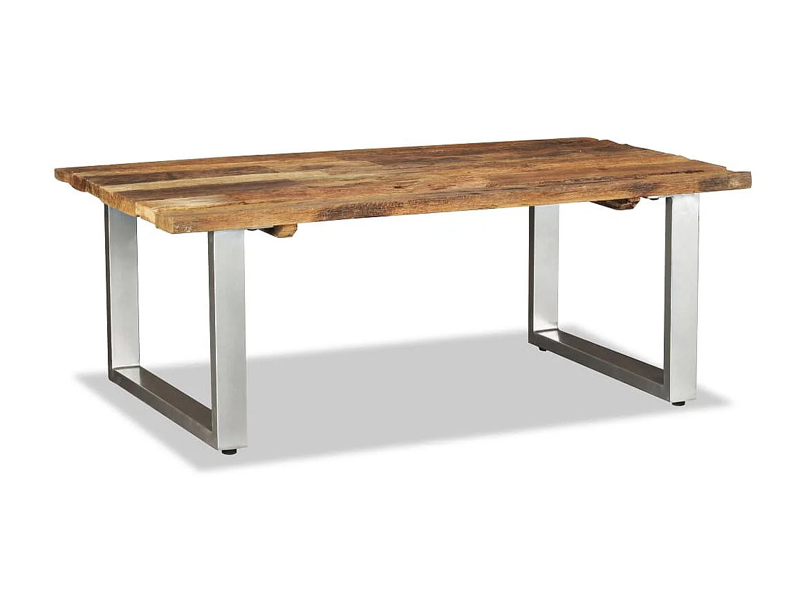 Couchtisch Beistelltisch Recyceltes Massivholz 100x60x38 cm -MN70781