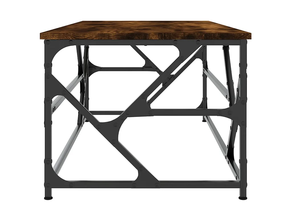 Couchtisch Beistelltisch Räuchereiche 100x50x40 cm Holzwerkstoff -MN40876