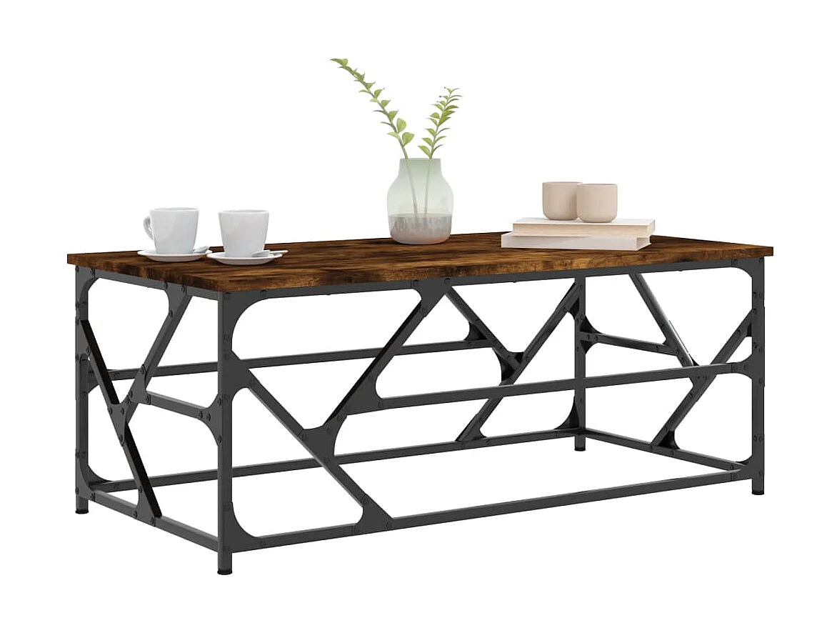 Couchtisch Beistelltisch Räuchereiche 100x50x40 cm Holzwerkstoff -MN40876