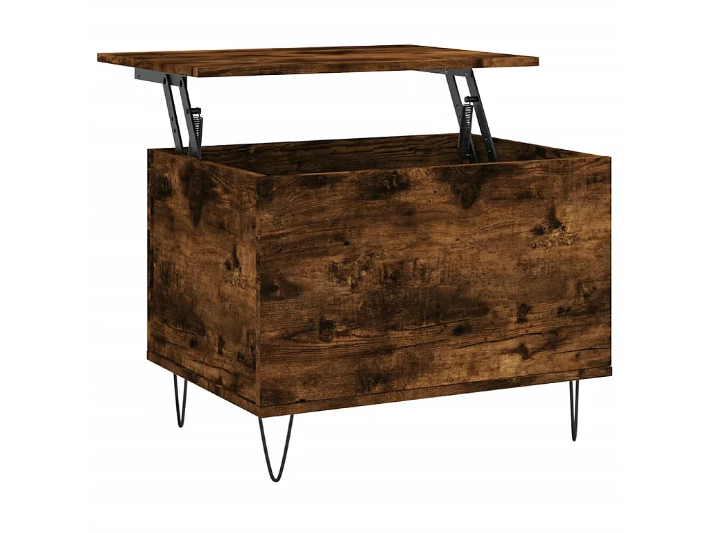 Couchtisch Beistelltisch Räuchereiche 60x44,5x45 cm Holzwerkstoff -MN17412