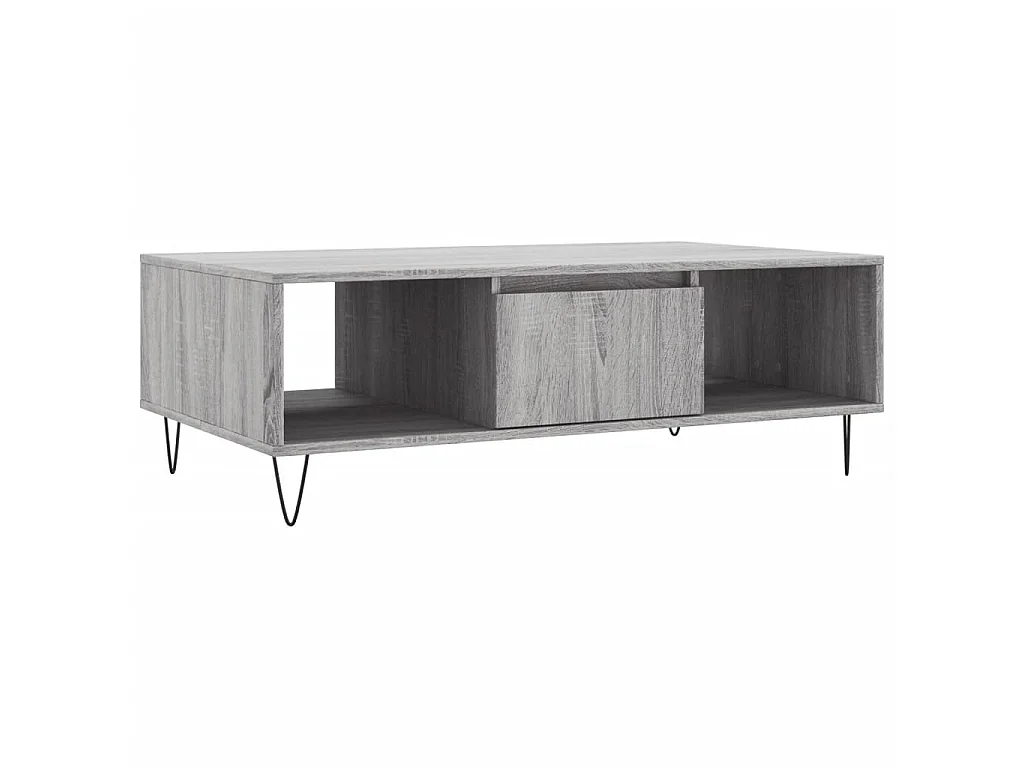 Couchtisch Beistelltisch Grau Sonoma 104x60x35 cm Holzwerkstoff -MN37391