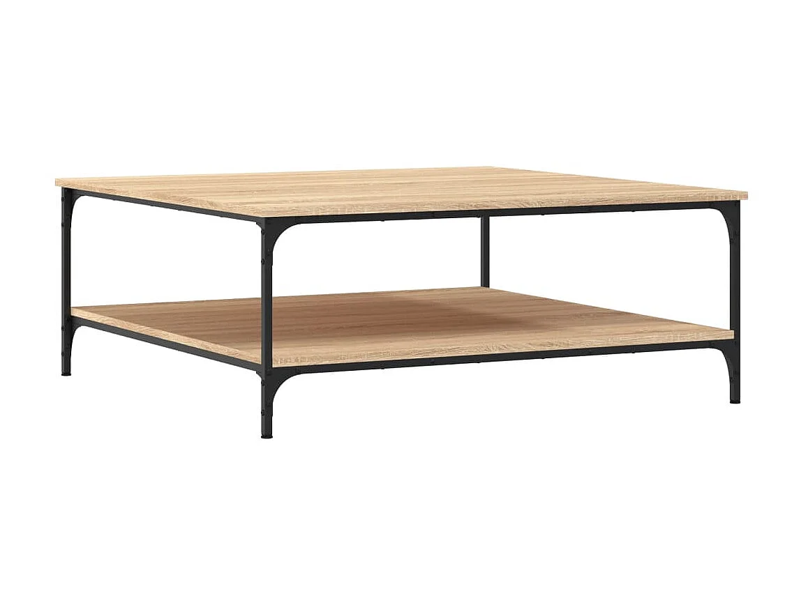 Couchtisch Beistelltisch Sonoma-Eiche 100x100x40 cm Holzwerkstoff -MN55347