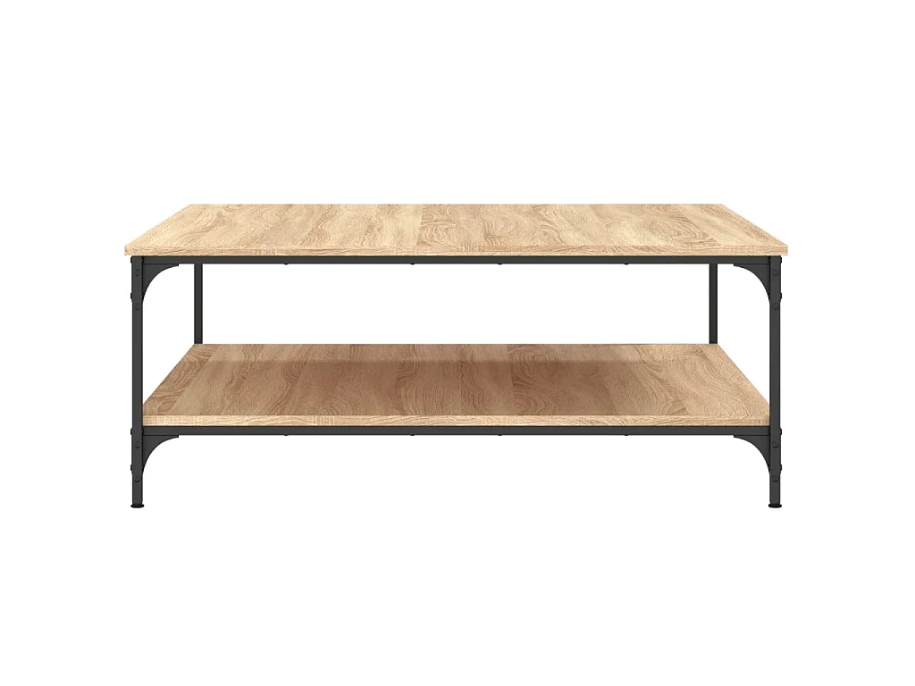 Couchtisch Beistelltisch Sonoma-Eiche 100x100x40 cm Holzwerkstoff -MN55347