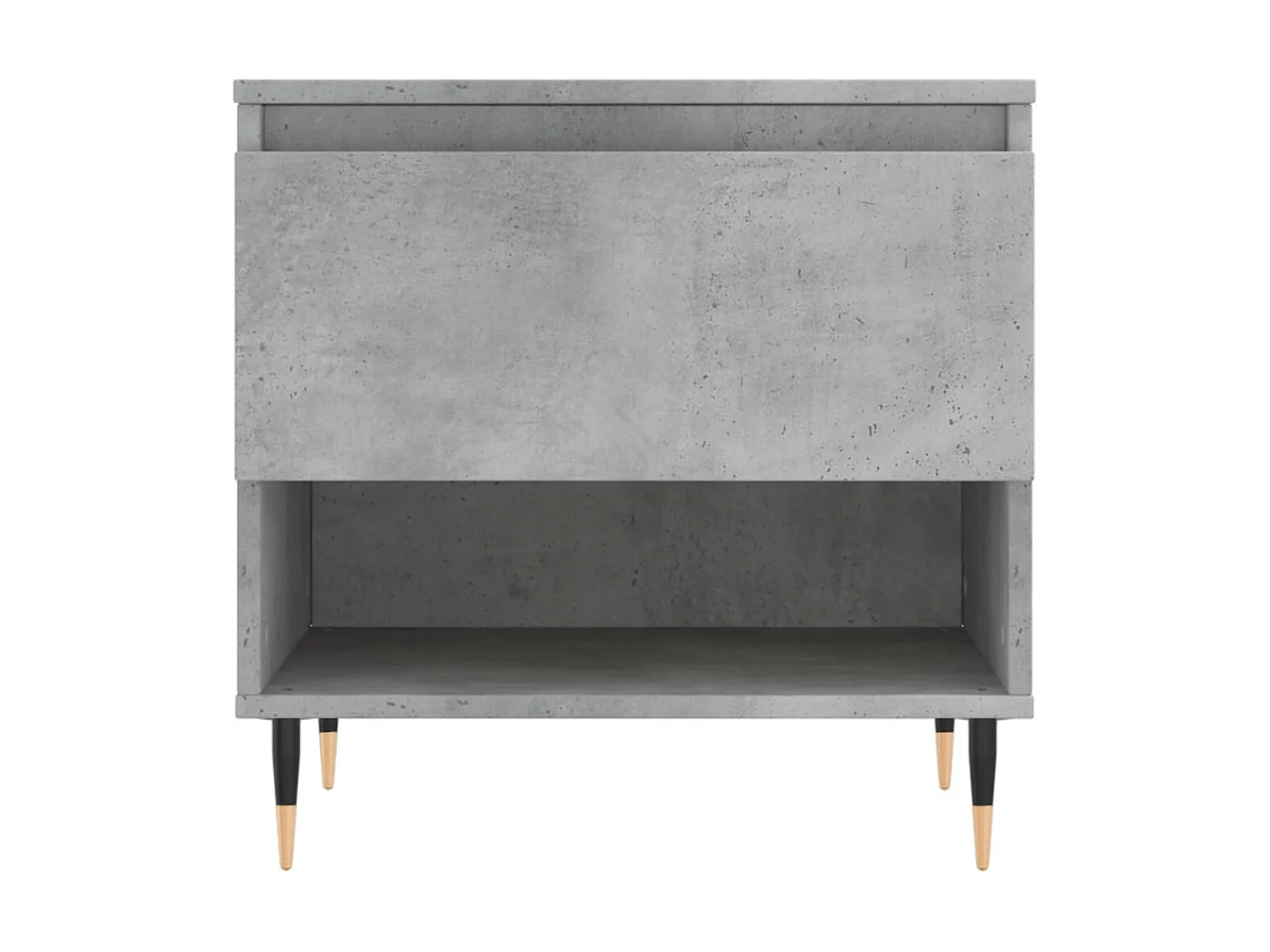 2er-Set Couchtische Beistelltisch Betongrau 50x46x50 cm Holzwerkstoff -MN76078