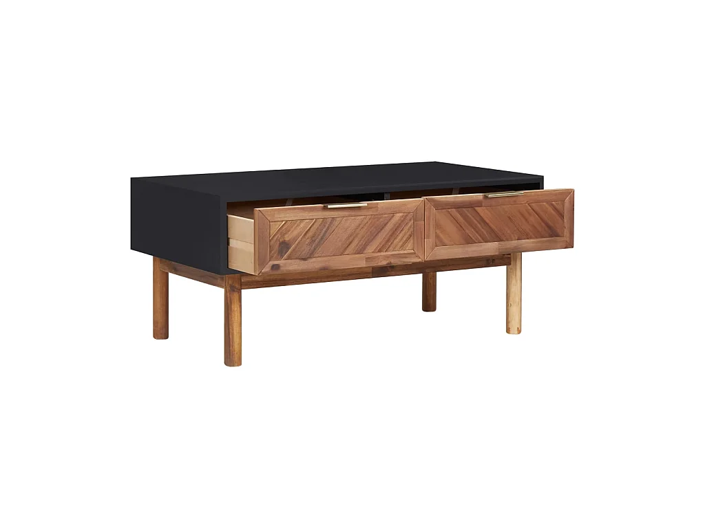 Couchtisch Beistelltisch 90x50x40 cm Akazie Massivholz und MDF -MN69751