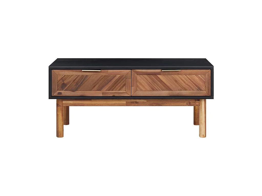 Couchtisch Beistelltisch 90x50x40 cm Akazie Massivholz und MDF -MN69751