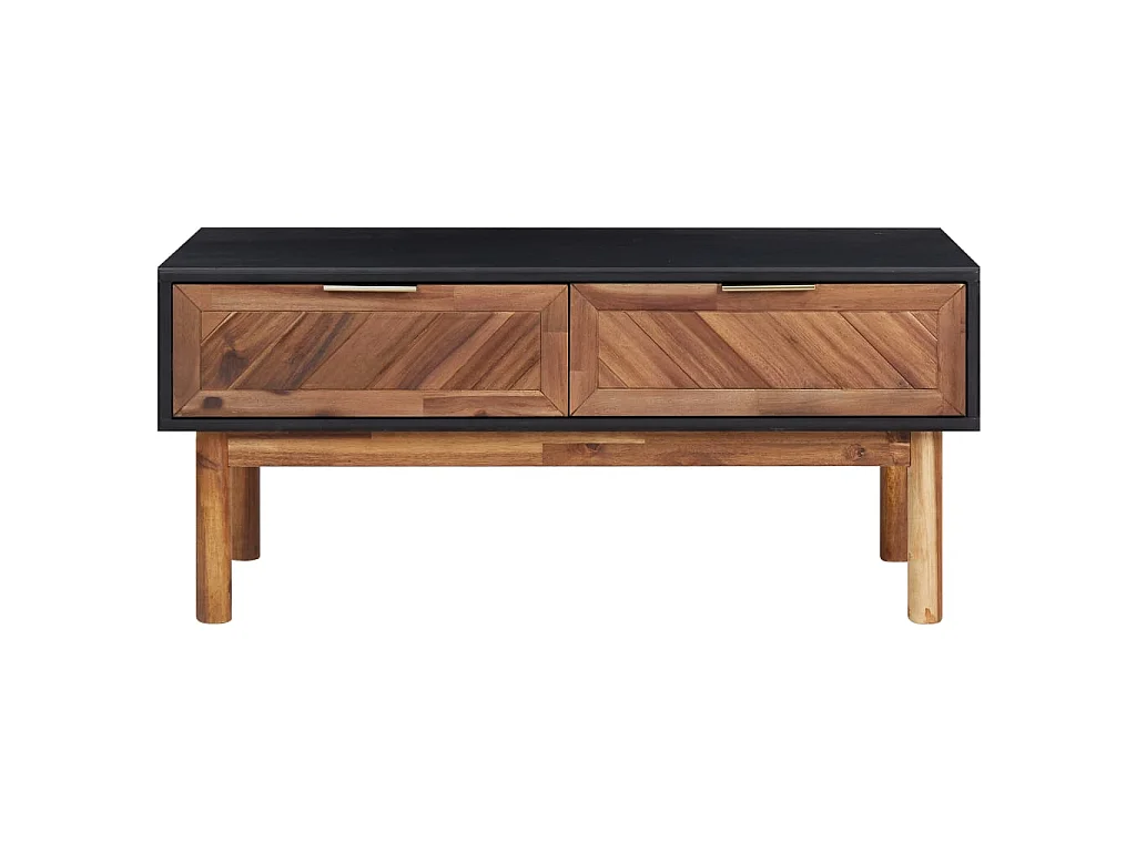 Couchtisch Beistelltisch 90x50x40 cm Akazie Massivholz und MDF -MN69751