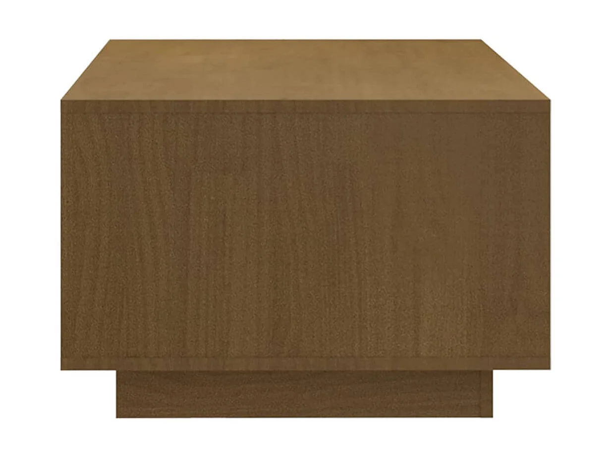Couchtisch Beistelltisch Honigbraun 110x50x33,5 cm Massivholz Kiefer -MN13159