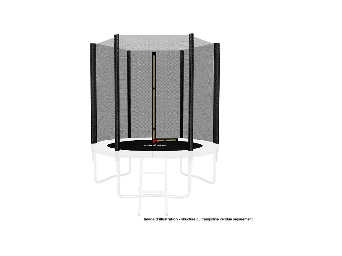 Filet de sécurité extérieur Universel pour trampoline ø 6Ft / 185Cm, 6 Perches