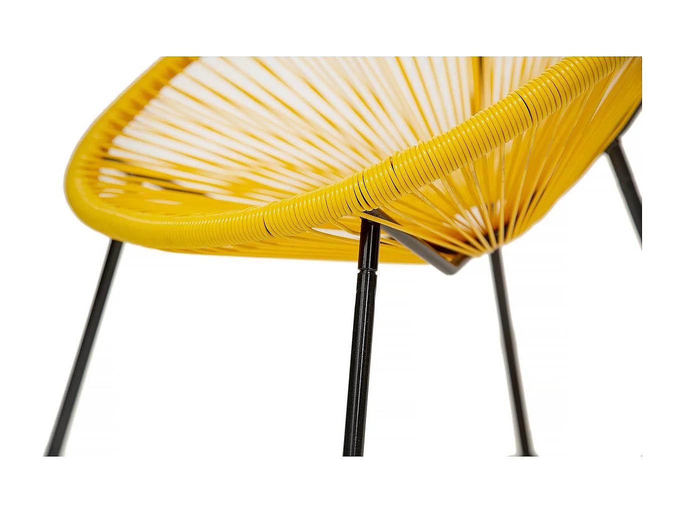 Lot de 2 fauteuils de jardin "Ania" - Jaune