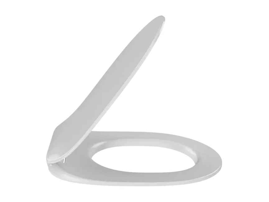 Abattant WC extra-plat JACOB DELAFON Cléo 1889 à descente progressive et déclipsable blanc