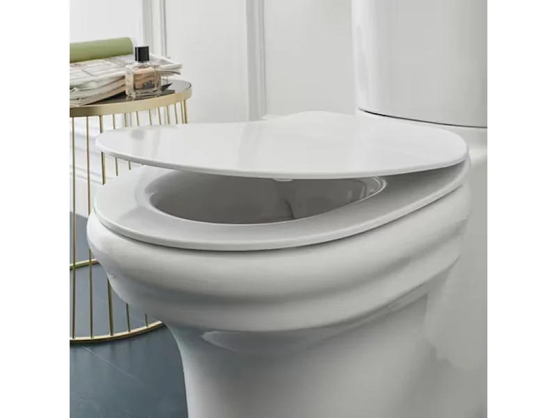 Abattant WC extra-plat JACOB DELAFON Cléo 1889 à descente progressive et déclipsable blanc