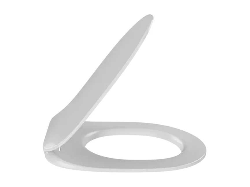 Abattant WC extra-plat JACOB DELAFON Cléo 1889 à descente progressive et déclipsable blanc