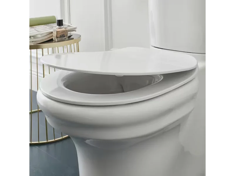 Abattant WC extra-plat JACOB DELAFON Cléo 1889 à descente progressive et déclipsable blanc