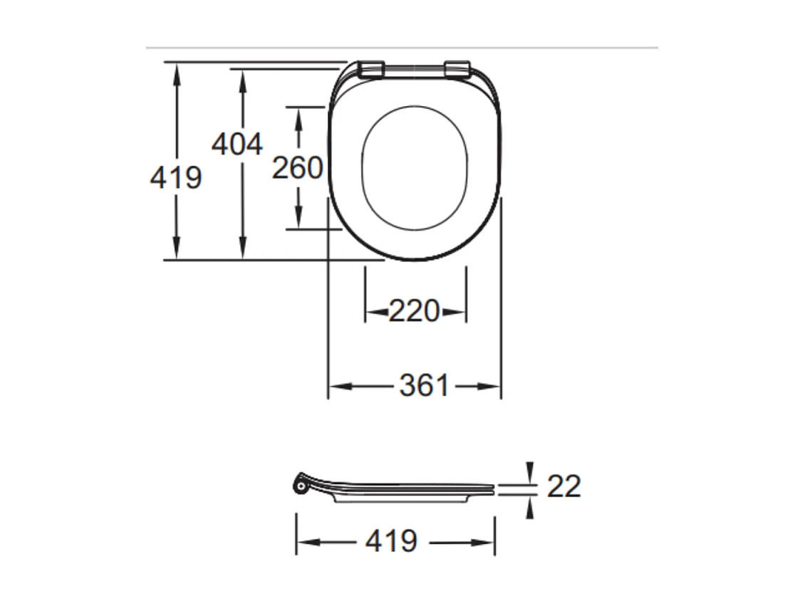 Abattant WC extra-plat JACOB DELAFON Cléo 1889 à descente progressive et déclipsable blanc