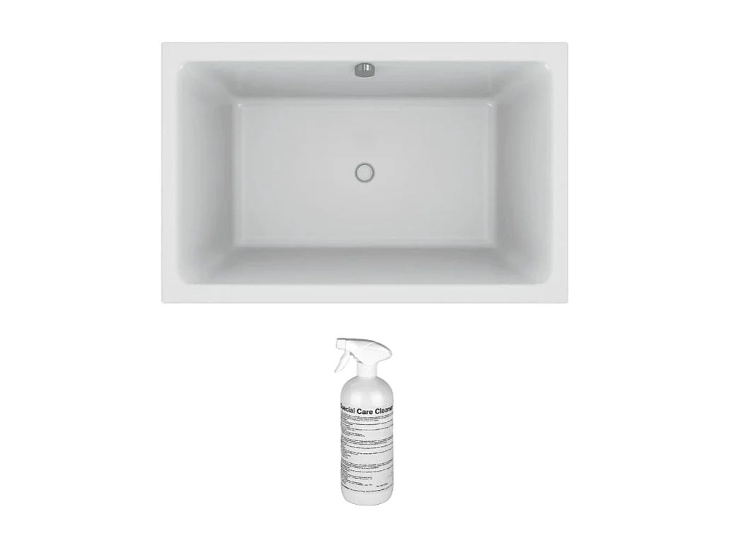 Baignoire bain douche JACOB DELAFON Capsule profonde 140 x 90 cm + nettoyant