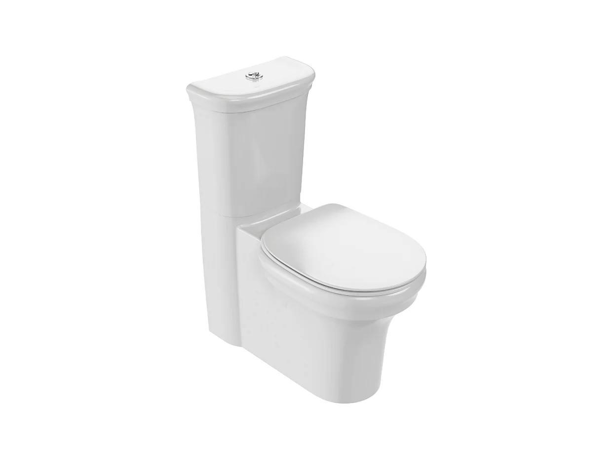 Pack WC au sol sans bride JACOB DELAFON Cléo 1889 + réservoir + abattant