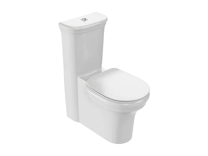 Pack WC au sol sans bride JACOB DELAFON Cléo 1889 + réservoir + abattant