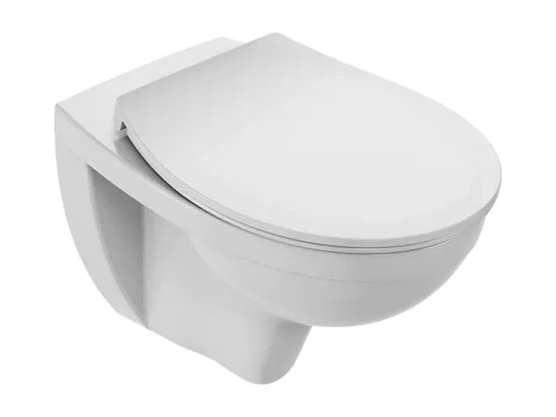 WC suspendu sans bride JACOB DELAFON Patio + abattant extra plat